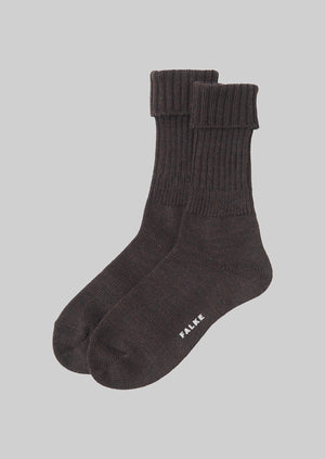 Falke Striggings Chunky Socks | Dark Brown | TOAST