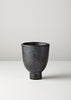 Small Longpi Indoor Planter | Black Clay
