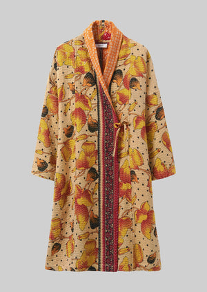 Recycled Kantha Gown | Yellows