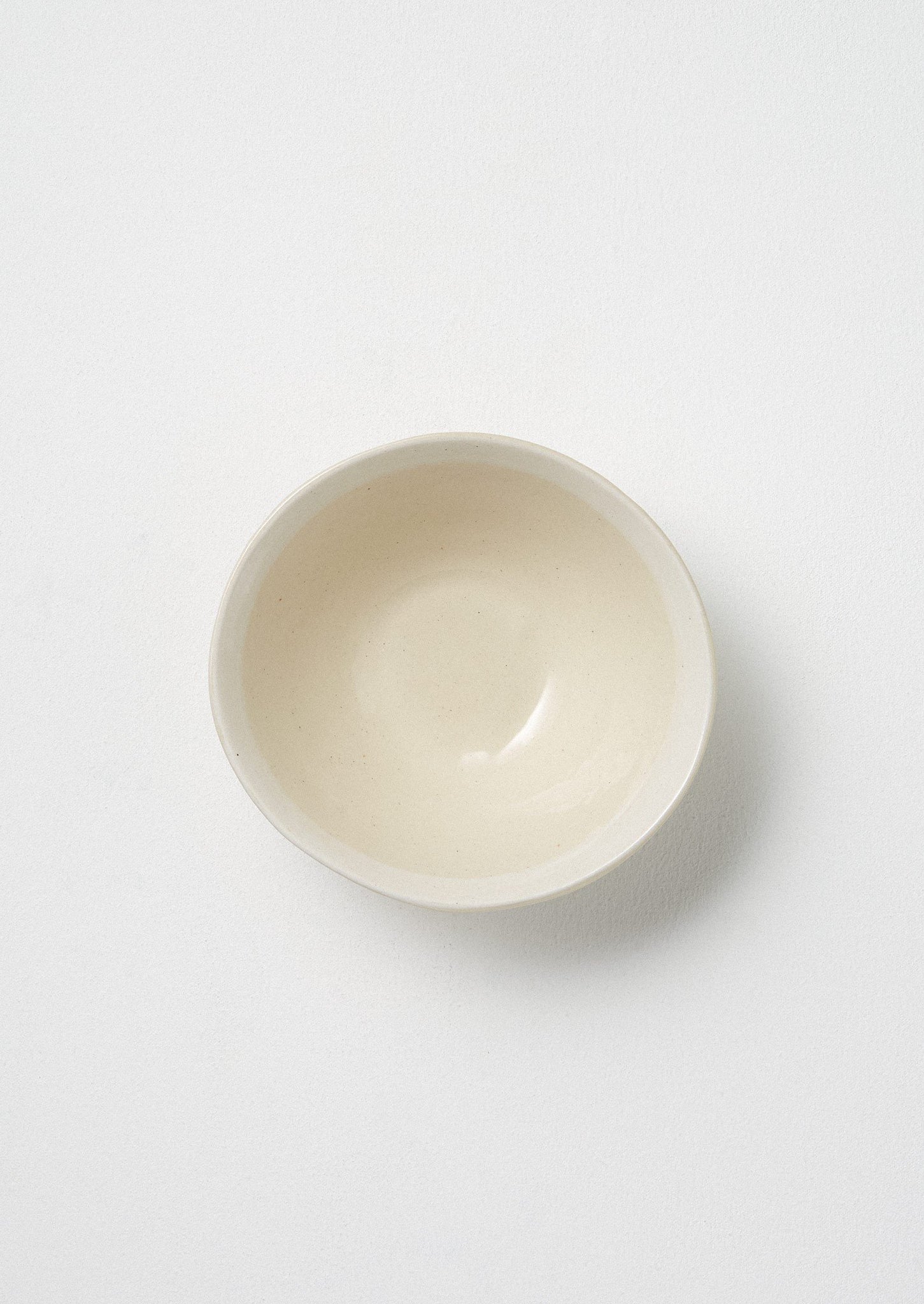 Wonki Ware White Wash Pudding Bowl | Natural/White